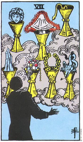 Seven of Cups (Tujuh Piala)