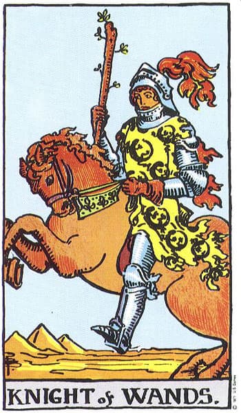 Knight of Wands (Kesatria Tongkat)