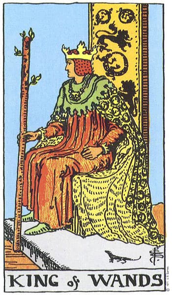 King of Wands (Raja Tongkat)