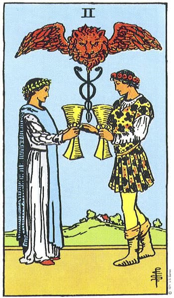 Two of Cups (Dua Piala)