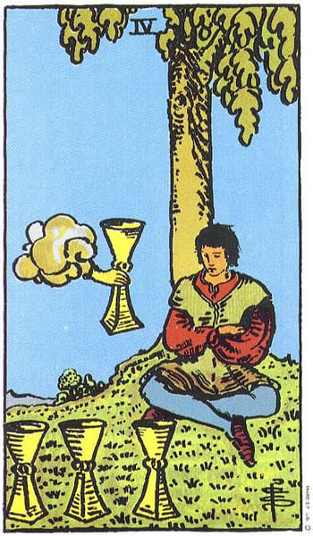 Four of Cups (Empat Piala)