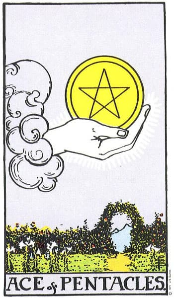 Ace of Pentacles (As Koin)