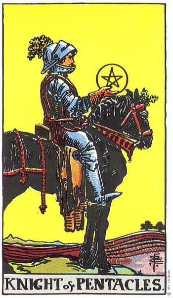 Knight of Pentacles (Kesatria Koin)