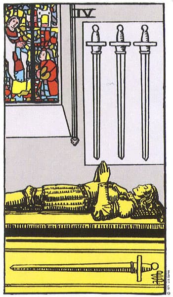 Four of Swords (Empat Pedang)